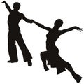 Dancers Silhouette