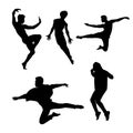 dancers Silhouette set