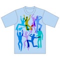 Dancers, singers, tshirt design