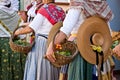 Dancers with traditional provencal costumes, provence