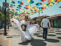 Dancers of typical Mexican dances from the region of Veracruz