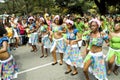 Dancing african girls on carnival.