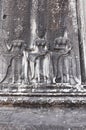 Dancing Apsaras in Angkor Wat temple , Cambodia