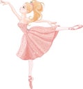 Dancing ballerina Royalty Free Stock Photo