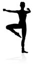 Dancing Ballet Dancer Silhouette