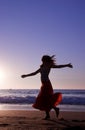 Dancing beauty Royalty Free Stock Photo