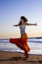 Dancing beauty Royalty Free Stock Photo