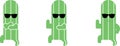 Dancing cactus gangnam illustration by crafteroks