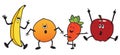 Dancing Cartoon Fruit
