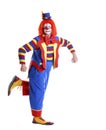 Dancing Circus Clown Royalty Free Stock Photo