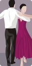 Dancing Couple Illustration