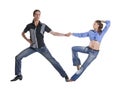 Dancing couple Royalty Free Stock Photo