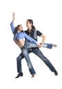 Dancing couple Royalty Free Stock Photo