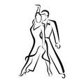 Dancing couple