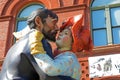 Dancing couple statue in Key West, Florida