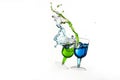 Dancing Drinks Royalty Free Stock Photo