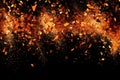 Fiery Explosion Royalty Free Stock Photo