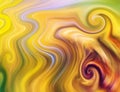 Dancing energy waves background concept Royalty Free Stock Photo