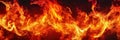 Dancing Flames in the Night A Captivating Display of Fire and Light, Enveloping the Darkness Royalty Free Stock Photo
