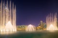 The dancing fountain Burj Khalifa in Dubai, UAE Royalty Free Stock Photo