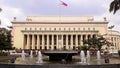 Dancing fountain and a perfect front view of Manila Post Office Building, Philippines