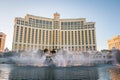 Dancing Fountains at Bellagio Hotel Casino - Las Vegas, Nevada, USA Royalty Free Stock Photo