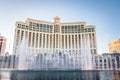 Dancing Fountains at Bellagio Hotel Casino - Las Vegas, Nevada, USA Royalty Free Stock Photo