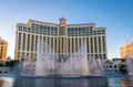 Dancing Fountains at Bellagio Hotel Casino - Las Vegas, Nevada, USAo Hotel Casino - Las Vegas, Nevada, USA Royalty Free Stock Photo