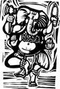 Dancing Ganesha Royalty Free Stock Photo