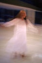 Dancing girl blur Royalty Free Stock Photo