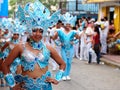 Dancing girls on the fiesta in Nicaragua