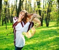 Dancing in green park