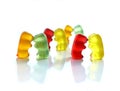 Dancing gummy bears Royalty Free Stock Photo