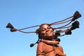 Dancing himba girl in Namibia