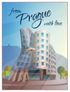 Dancing House Building Prague Poster