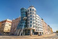 Dancing House - modern building designed by Vlado Milunic and Frank O. Gehry, Prague