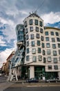 The Dancing House, often called Ginger & Fred, in Prague