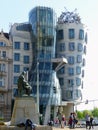 Dancing House in Prague, Czech Republic.