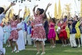 Dancing in Karmiel festival Royalty Free Stock Photo