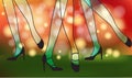 Dancing Legs Abstract Royalty Free Stock Photo