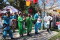 dancing in national costumes, Navruz celebration in Samarkand