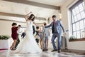 Dancing On Our Wedding Day Royalty Free Stock Photo