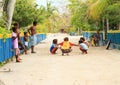 Dancing Papuan kids