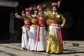 Dancing Performance of the Mosuo Minority, China Royalty Free Stock Photo