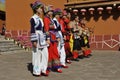 Dancing Performance of the Yi Minority, China Royalty Free Stock Photo