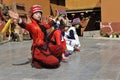 Dancing Performance of the Yi Minority, China Royalty Free Stock Photo