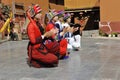 Dancing Performance of the Yi Minority, China Royalty Free Stock Photo