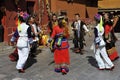 Dancing Performance of the Yi Minority, China Royalty Free Stock Photo