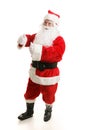 Dancing Santa Boogies Royalty Free Stock Photo