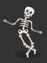 Dancing Skeleton, Mexican Day of Dead or Dia de Los Muertos Royalty Free Stock Photo